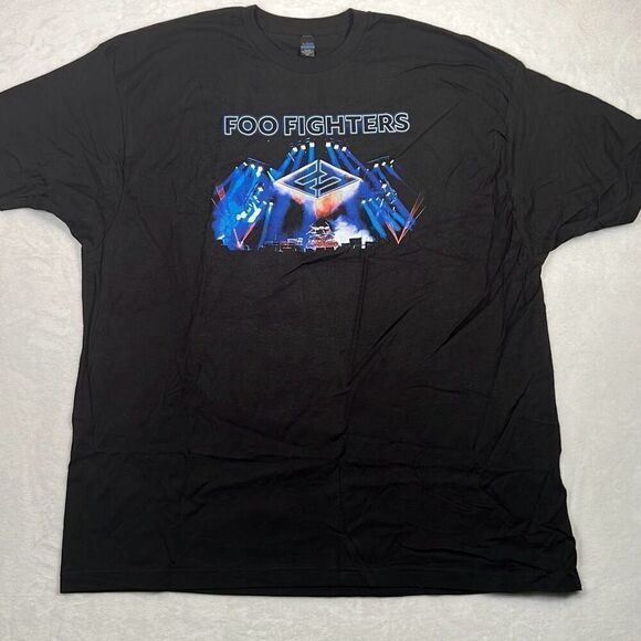 Foo Fighters Concrete and Gold 2018 World Tour Concert Black‎ T Shirt Men 3XL - Picture 1 of 5